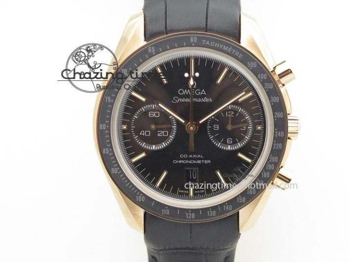 1230 Planet Ocean Master Chronometer Chrono DLC OM 1:1 Best Edition Black Dial On Nylon Strap A Chic 8103
